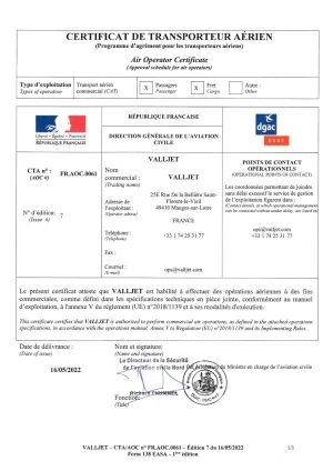 Valljet_certificat-transport-aerien